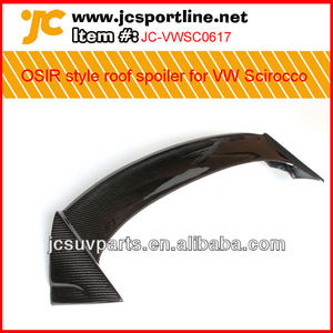 del coche de fibra de carbono osir spoiler de techo de estilo ala para vw scirocco Coche spoiler de techo para el siroco - Product Image 1