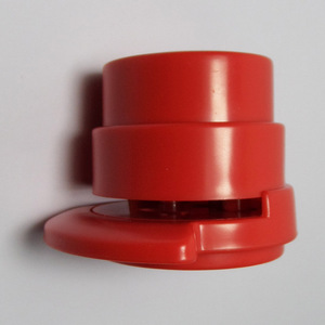 Logotipo personalizado impreso rojo lindo mano presionado plástico redondo sin PIN stapleless <span class=keywords><strong>grapadora</strong></span> - Product Image 4