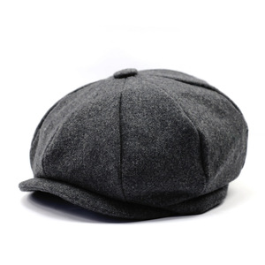 Moda gery lana su misura da uomo cap all'ingrosso duro tesa berretto - Product Image 5
