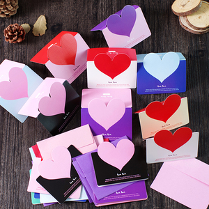 Tarjeta creativa de boda, Navidad, Año Nuevo, Día de San Valentín, bendición, forma de corazón, tarjeta de felicitación de bendición de Acción de Gracias - Product Image 5
