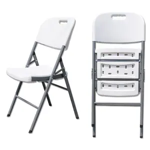 Складные обеденные стулья, пластиковое сиденье, металлическая рамка, стул для гостиной, стул для ресторана