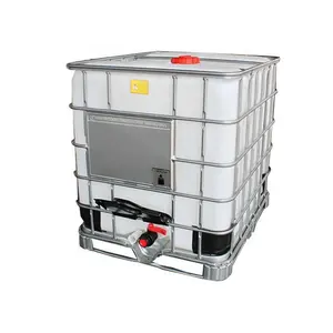 1000l plastic of pe tote ibc tank met stalen kooi