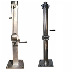 Mât télescopique de treuil de 4 m à 10 m en acier galvanisé pour écran LED extérieur et antenne radioamateur - Product Image 1