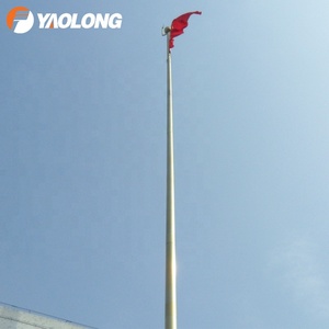 Yaolong เสาธงสแตนเลส304 316,เสาธงมอเตอร์ไฟฟ้าอะลูมิเนียมอัลลอยความแข็งแรงสูง - Product Image 2