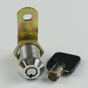 tubular key cam lock for cabinet 7pins