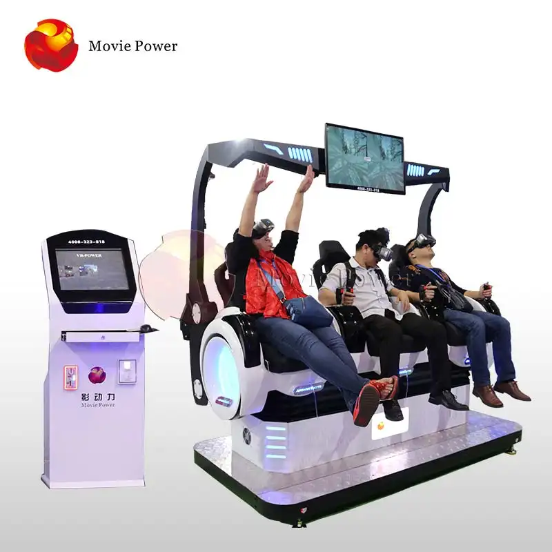 9d vr theater game machine amusement VR 9d cinema shooting machine earn money coin card system vr simulator
