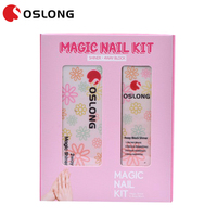 Juego de limas y limas para uñas, juego de limas coloridas para manicura, Etiqueta Privada, mágico, bloque, venta al por mayor