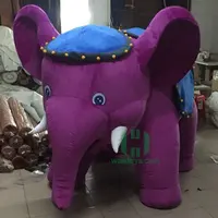 HI CE Kostum Gajah Ungu Tiup Raksasa Besar Murah untuk Dewasa