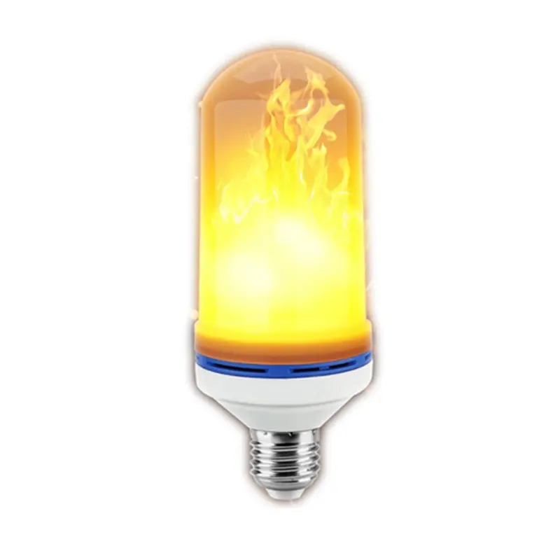 Flame Bulb Led Decorative Flickering Fire Flame Effect Lamp Bulb Silk LED Flame Light