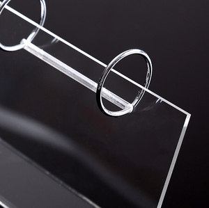 Tùy Chỉnh Máy Tính Để Bàn Acrylic Đứng Lịch Với Vòng Kim Loại - Product Image 4