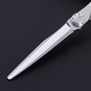 Làm Tóc Chuyên Nghiệp Kéo Cắt Kéo Nhật Bản 440C Xoay Ngón Tay Cái Kéo Tóc Bù Đắp Xử Lý Matt Ba Lan MS022 - Product Image 5