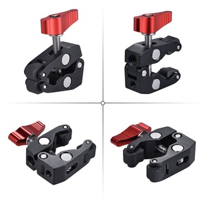 Pince à crabe Super Clamp avec trou de vis de 1/4\" et 3/8\" pour appareil photo reflex numérique, écran LCD, éclairage de <span class=keywords><strong>studio</strong></span>, bras magique, <span class=keywords><strong>studio</strong></span> photo - Product Image 3