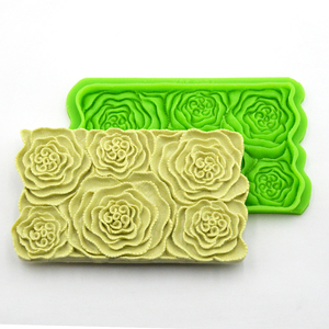 แม่พิมพ์ซิลิโคนเค้กฟองดองลายดอกกุหลาบ,พิมพ์ทำเค้กวัน<span class=keywords><strong>เกิด</strong></span>ให้แห้งอุปกรณ์ทำเจลลี่ช็อคโกแลตตกแต่งขอบ<span class=keywords><strong>เค้ก</strong></span> - Product Image 4