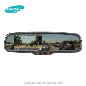 OEM 4.3 אינץ פנים CarMirror צג עם GPS Tracker, אוטומטי-עמעום, HD מצלמת מקף DVR שיא, הפוכה נסתרת מצלמה ליצרני רכב - Product Image 5
