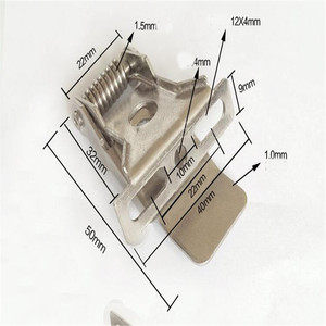 Lanternes de lampes à LED avec fermoir fixe, 20 pièces, <span class=keywords><strong>pince</strong></span> à ressort, Installation dissimulée - Product Image 3
