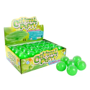 لعبة الوحل OEM 4 سنتيمتر الكرة لينة الوحل الأخضر للطفل