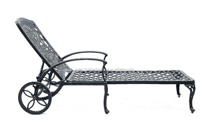 Aluminio fundido outdoor antiguo <span class=keywords><strong>chaise</strong></span> <span class=keywords><strong>longue</strong></span> mejor sofa reclinable silla - Product Image 2