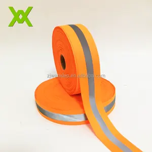 Orange EN471 Klasse 2 Billig Warnung Sicherheits Gurtband Licht Vorsicht Reflexstreifen Für Kleidung
