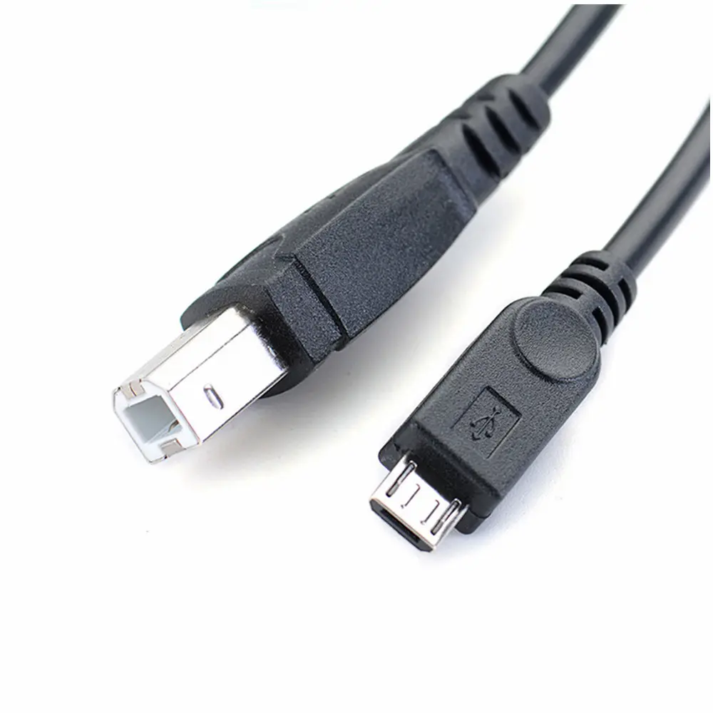 Fábrica de Micro Adaptador OTG Host USB Para USB Tipo B Cabo de Impressora USB Para Impressora Scanner de Disco Rígido