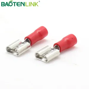 BAOTENG eléctrico prensa cobre latón trasero terminal de cable conector