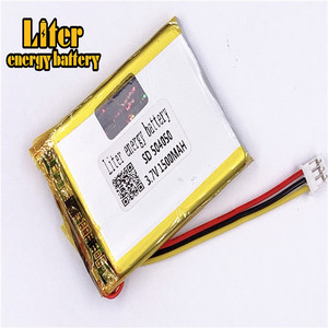 Socket 2.0-3 P lithium polymer battery 504050 3.7 V 1500 mah li-polymère battery lipo battery with wire lead - Product Image 3