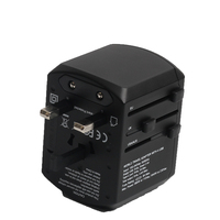 Accessoires de bagages, adaptateur de voyage international, chargeur rapide, chargeur type C, prise universelle, adaptateur multi-prises USB