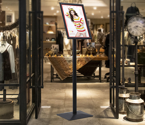 Restaurant Menu Display <strong>Stand</strong> <strong>Hanging</strong> Poster Holder for Easy Menu Display - Product Image 6