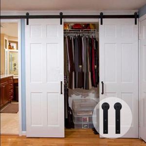 American Style Exterior Wooden <strong>Door</strong> System Sliding <strong>Barn</strong> <strong>Door</strong> <strong>Hardware</strong> - Product Image 5