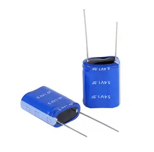 Ultracondensador Ultra Supercapacitor de alta calidad EDLC 1,5 Farad 5,4 V 1.5F Super condensador para cámara de salpicadero de coche