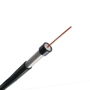 Código de Color 5c2v rg6 cable coaxial rg6 CCTV 99% cu cable Coaxial