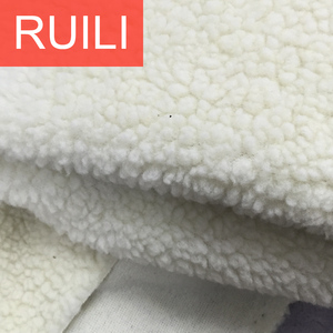 100% Len Dài Đống Vải Sang Trọng Sherpa Lông Vải Cho Khởi Động - Product Image 3