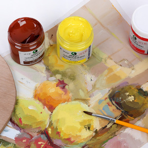 Maries ชุดสีอะคริลิกสำหรับระบายสีผนังกันน้ำ DIY,ชุดสีเพ้นท์สีอะคริลิกสำหรับนักเรียนศิลปะขนาด100มล. - Product Image 4