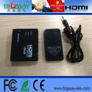2017 meilleure vente de haute qualité 2 K X 4 K HDTV 3x1 <span class=keywords><strong>HDMI</strong></span> switcher avec télécommande - Product Image 5