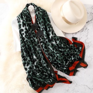 Top Sold Islamic Moslem Woman Long Modern Other Shawl Echarpe <strong>Dupatta</strong> Hijab Lady Beautiful Print Leopard Hot Cotton <strong>Scarf</strong> - Product Image 4