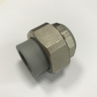 Raccords de tuyauterie PPR Shanghai ZHSU, raccord en laiton PPR à emboîtement PN25, certifié CE pour la plomberie et l'alimentation en eau