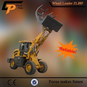 Pemuat roda daya besar Zl20 dengan Snowblower garpu pengangkat lampiran untuk roda pemuat digunakan roda kompak pemuat untuk dijual - Product Image 4