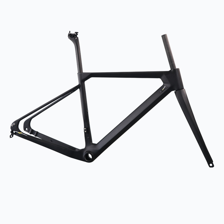 650b lightcarbon 公路自行车车架碟刹,碳砾石自行车框架