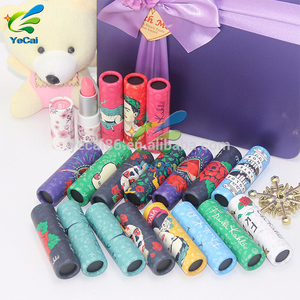 Muestra libre contenedor lápiz labial EOS LIP BALM caso vacío tubo de papel, luxuy tubos cosméticos - Product Image 1