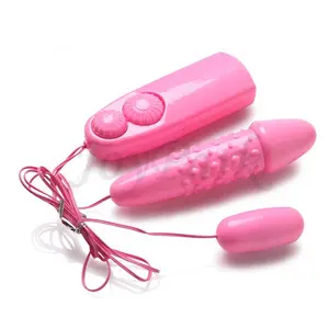 Popular Chinese Supplier Double Jump Bullet Vibrator Mini Vibrating Bullet Sex Toy Love Bullet for Women