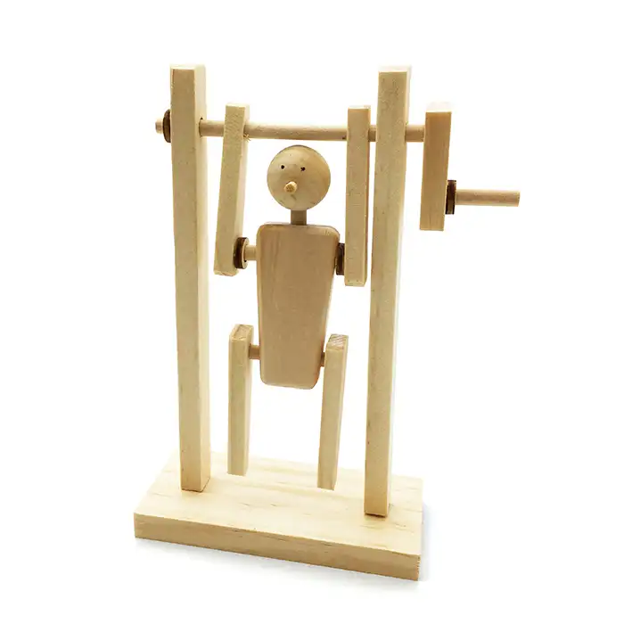 DIY עץ נע מתעמל חינוכיים מדע צעצועים
