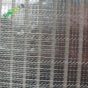 Gewächshaus innen verwenden 75% Schatten Aluminium Sonnenschutz Mesh, reflektierende Silver Shade Screen Netting