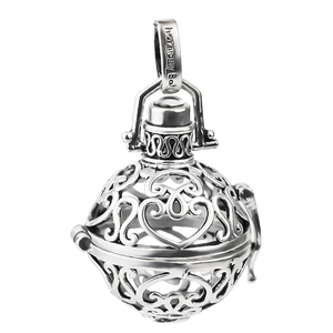 Venta al por mayor de latón personalizado plateado 18mm bolas mexicanas Angel Callers bolas colgantes - Product Image 1
