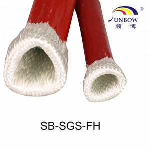 22mm Hochtemperatur-Hitzeschild Feuerfeste Pyro jacke Silikon kautschuk Glasfaser Feuer hülle - Product Image 3