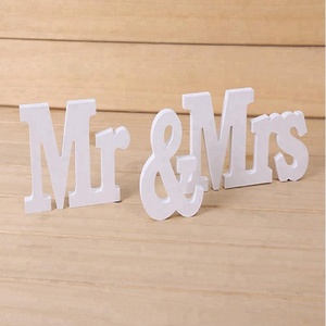 <span class=keywords><strong>Letras</strong></span> <span class=keywords><strong>de</strong></span> <span class=keywords><strong>Madera</strong></span> para Mesa <span class=keywords><strong>de</strong></span> Boda, Decoración Náutica, Artículo para Eventos y Fiestas, Sr. y Sra. - Product Image 2
