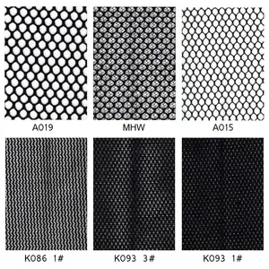 Polyester Mesh Fabric 90gsm Hard Polyester Mesh Fabric For Hats Caps