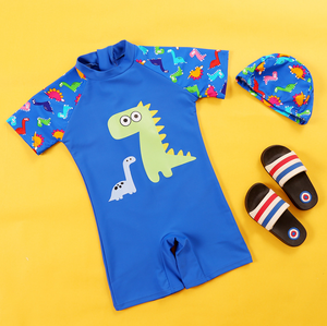 <span class=keywords><strong>Maillot</strong></span> de <span class=keywords><strong>bain</strong></span> une pièce respirant pour garçons 2018, imprimé de dessins animés, avec bonnet de <span class=keywords><strong>bain</strong></span> - Product Image 5