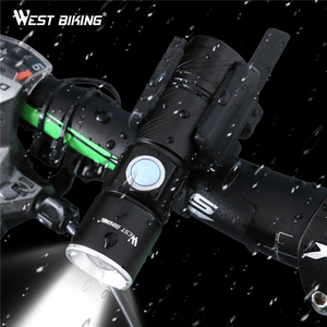 WESTBIKING-faro delantero <span class=keywords><strong>para</strong></span> bicicleta de montaña, <span class=keywords><strong>foco</strong></span> ajustable, otros accesorios de ciclismo, recargable vía USB - Product Image 4