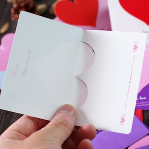 Tarjeta creativa de boda, Navidad, Año Nuevo, Día de San Valentín, bendición, forma de corazón, tarjeta de felicitación de bendición de Acción de Gracias - Product Image 3