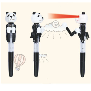 <span class=keywords><strong>Stylo</strong></span> à bille en plastique en forme d'animal, cadeau promotionnel souvenir de Chine, <span class=keywords><strong>stylo</strong></span> <span class=keywords><strong>panda</strong></span> avec lumière LED - Product Image 1