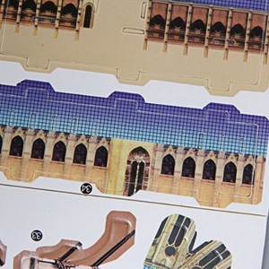 Modèle de puzzle en papier d'architecture 3D DIY-Notre <span class=keywords><strong>Dame</strong></span> De Paris Jeu amusant et éducatif dans la série Great World Architecture - Product Image 6